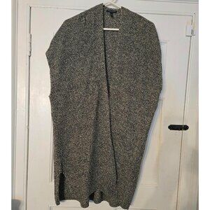 Eileen Fisher Woman Sweater Vest Black and White, Size 1X